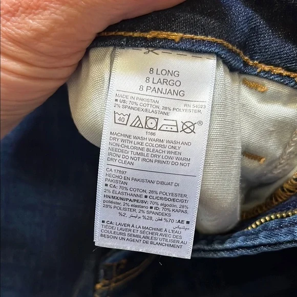 New Indigo Blue Old Navy Rockstar Super Skinny high-rise Jeans - Picture 6 of 12